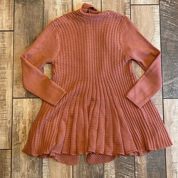 Soft Surroundings Rust Cardigan Sweater - Picture 4 of 11